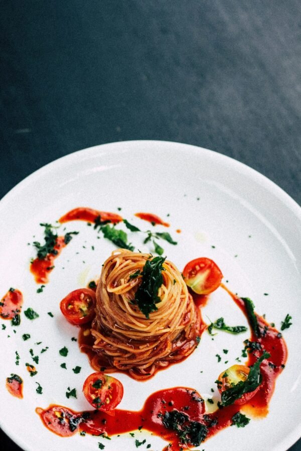 pasta in tomato sauce pasta in tomato sauce