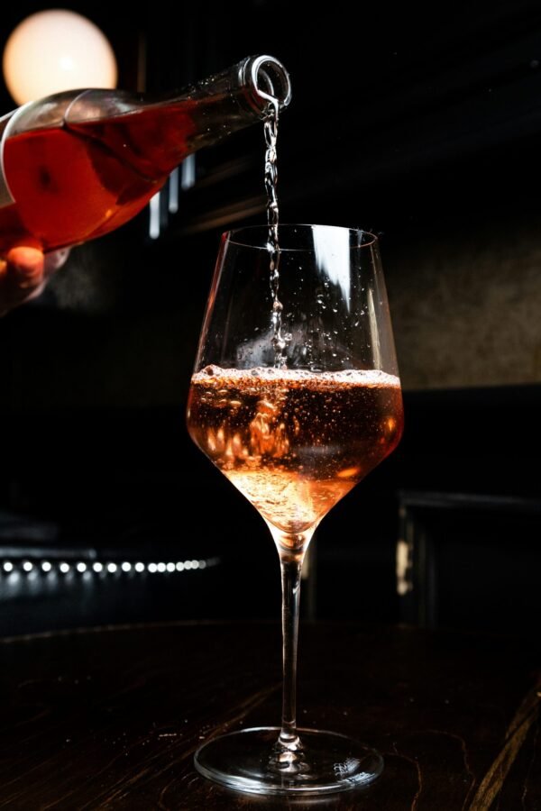 liquor pours in wine liquor pours in wine glass